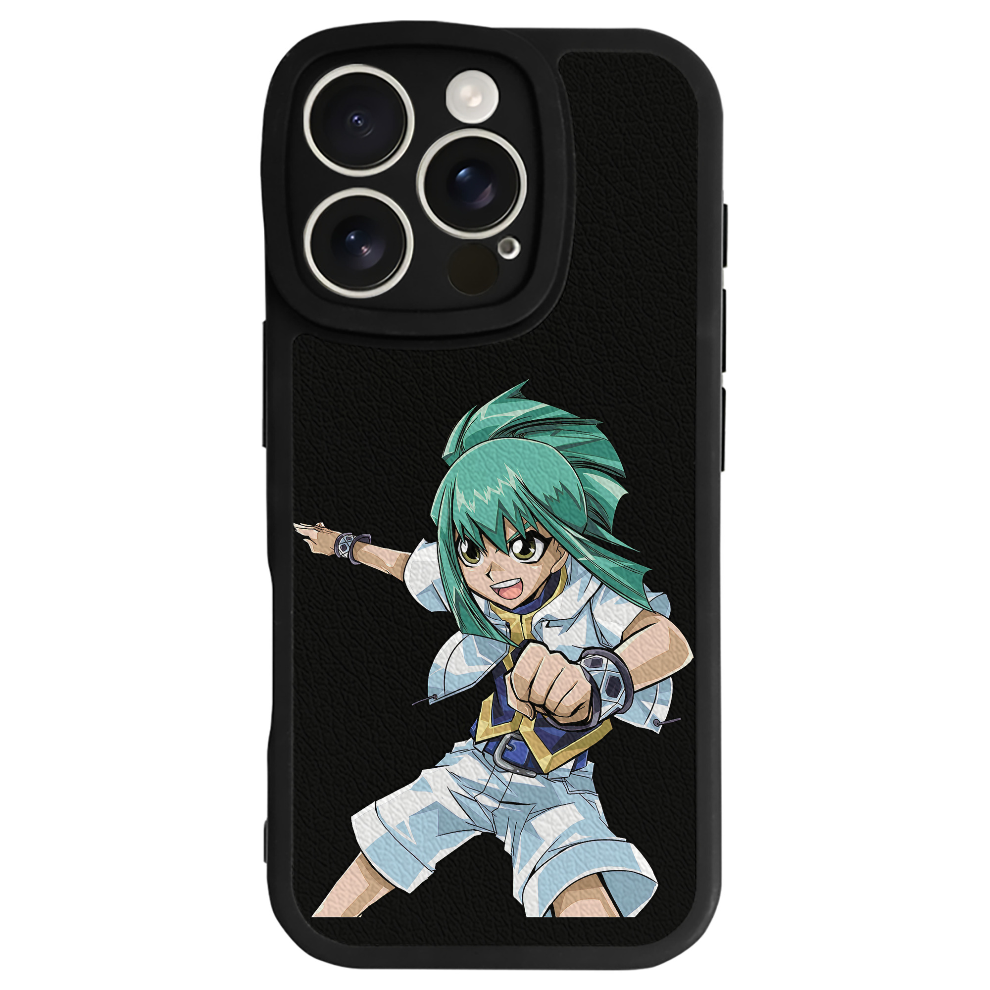 （画像用） 遊☆戯☆王 Yu-Gi-Oh! 【iPhone 16シリーズ対応】シリコンスマホケース（レザー調） 材質：シリコン